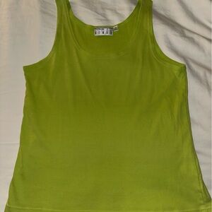 Vintage Women's Green Tank Top